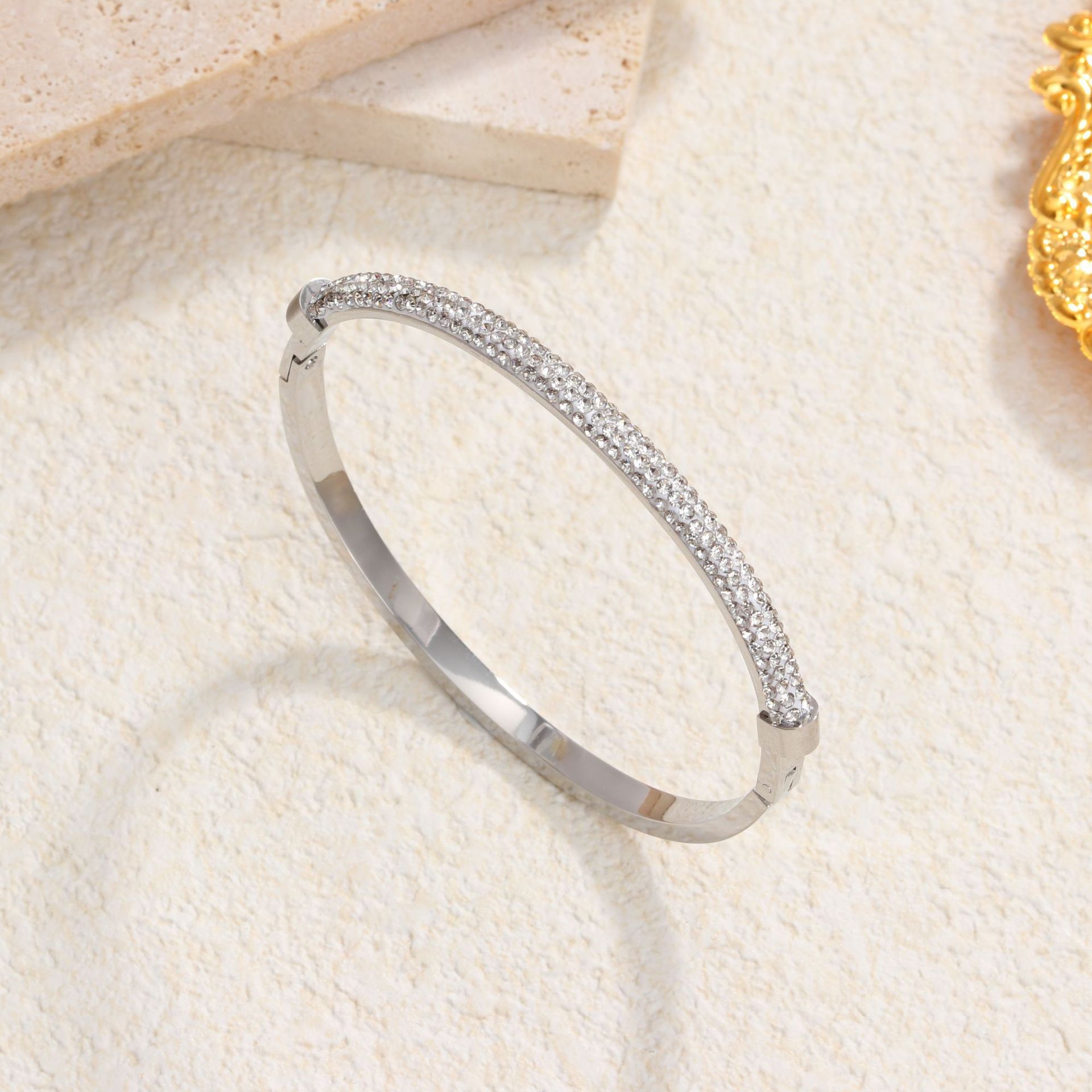 Full Diamond Light Luxury Starry Titanium Steel Bracelet