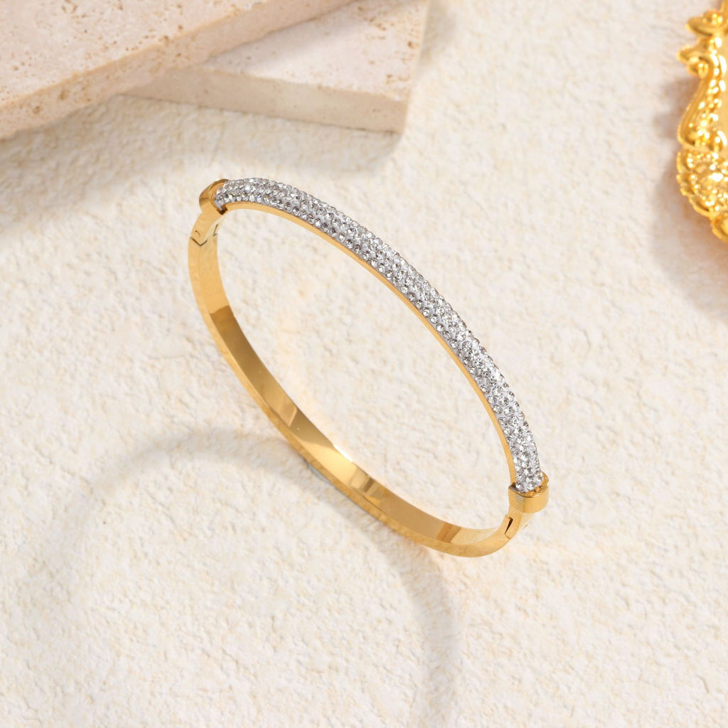 Full Diamond Light Luxury Starry Titanium Steel Bracelet